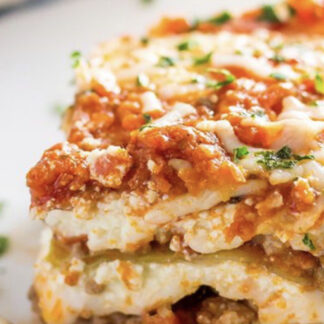 Keto Lasagna with Ground Chicken