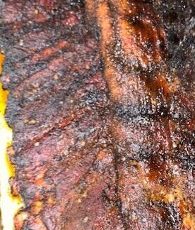 Smoked Ribs 3 Bones w/ Sugar Free BBQ and Green beans