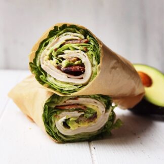 Keto Chicken Caesar Protein Wrap