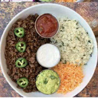Keto Beef Taco Bowl