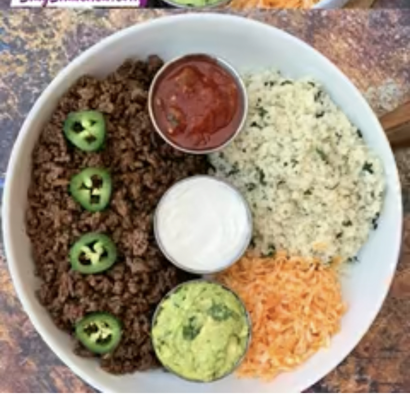 Keto Beef Taco Bowl
