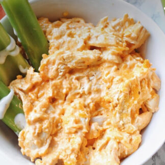 Keto Buffalo Chicken Dip